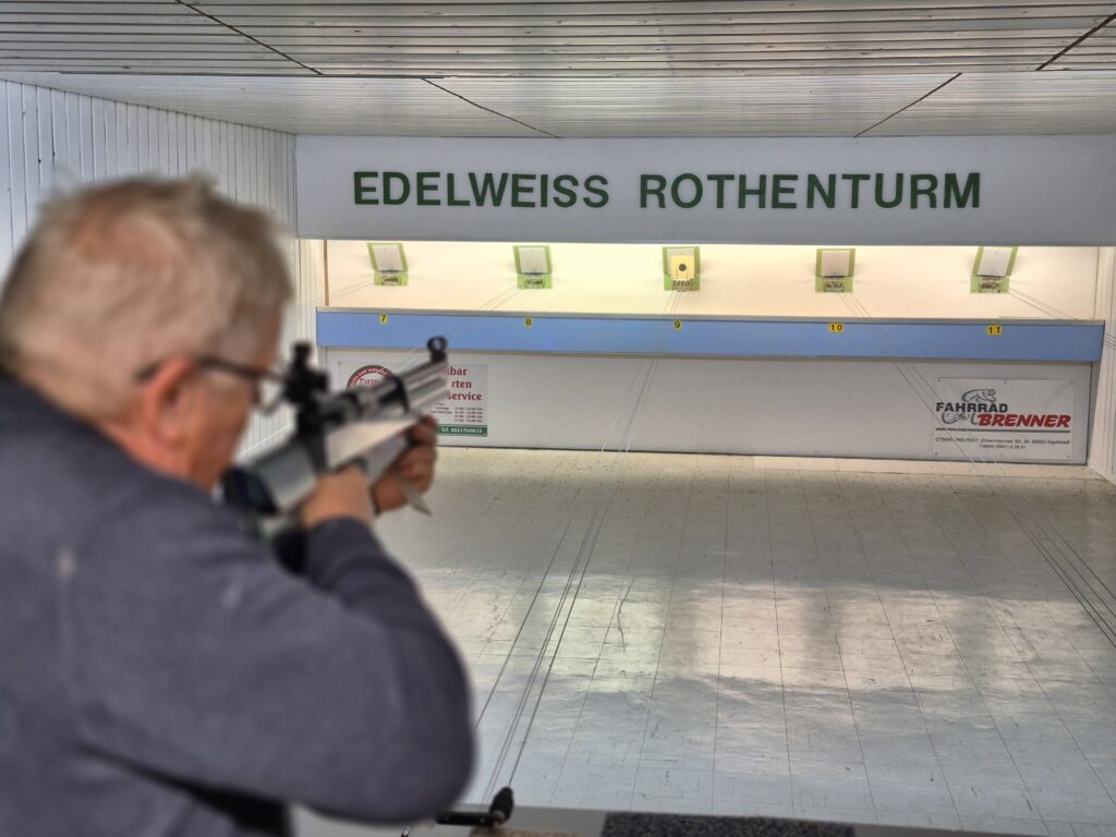 Luftdruckstand beim Training